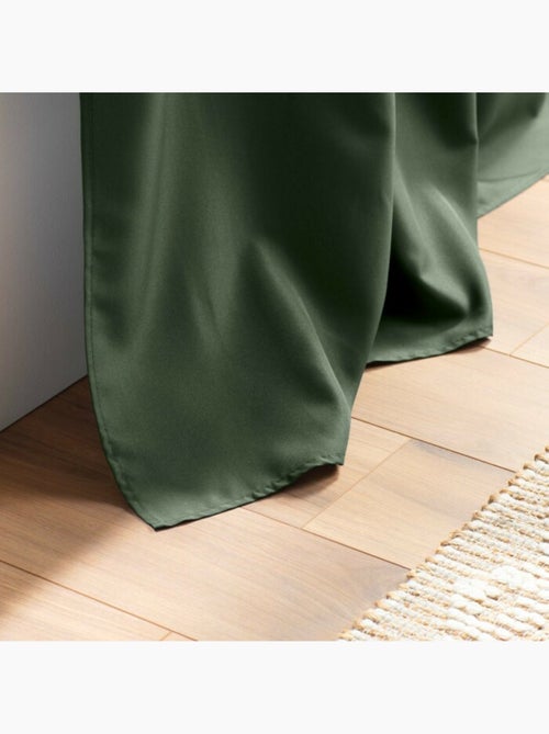 Rideau grande hauteur à œillets – Polyester uni Essentiel - Kiabi