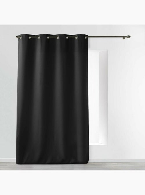 Rideau grande hauteur à œillets – Polyester uni Essentiel - Kiabi