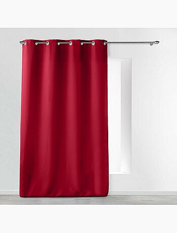 Rideau grande hauteur à œillets – Polyester uni Essentiel
