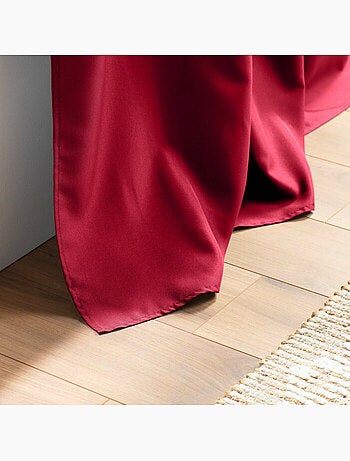 Rideau grande hauteur à œillets – Polyester uni Essentiel