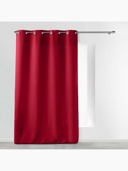 Rideau grande hauteur à œillets – Polyester uni Essentiel - Kiabi