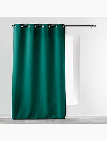 Rideau grande hauteur à œillets – Polyester uni Essentiel