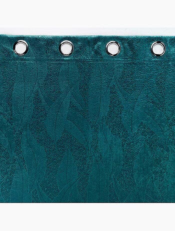 Rideau grande hauteur occultant velours frappé Melodie