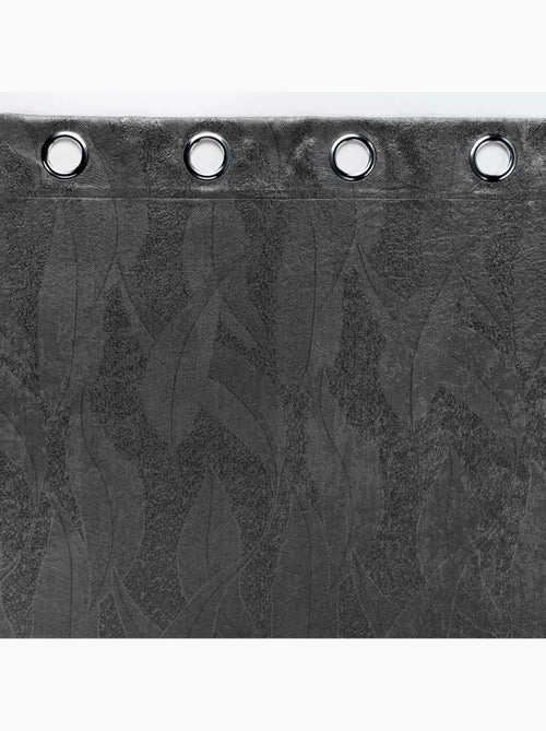 Rideau grande hauteur occultant velours frappé Melodie - Kiabi