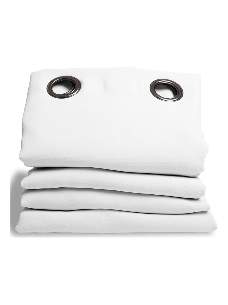 Rideau Grande hauteur Phonique Thermique et Occultant "Moondream" Blanc - Kiabi
