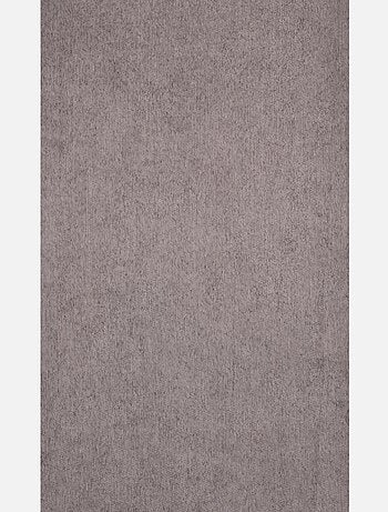 Rideau gris aspect velours