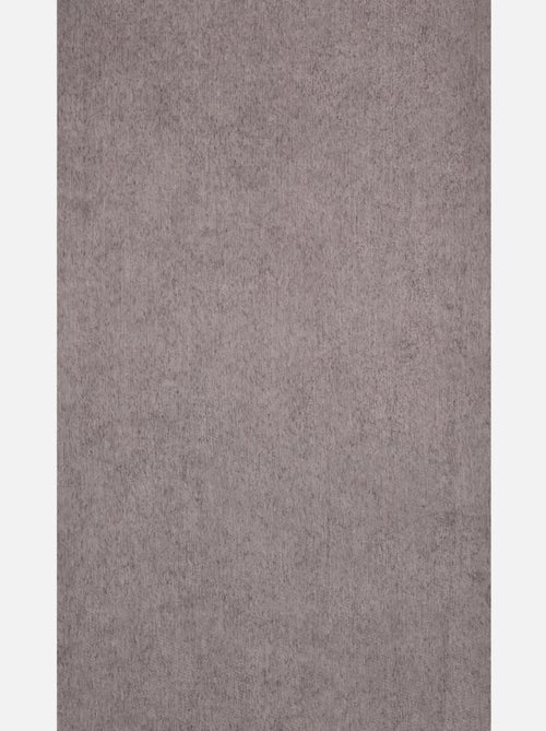 Rideau gris aspect velours - Kiabi