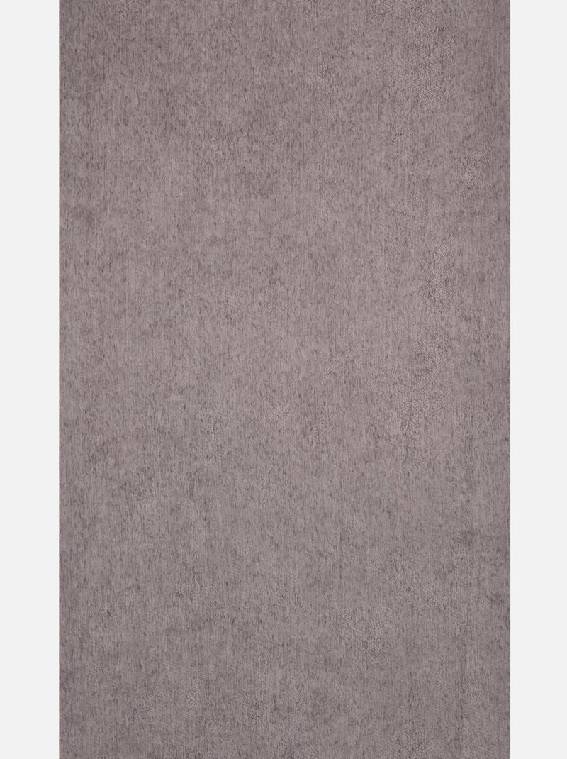 Rideau gris aspect velours Gris - Kiabi