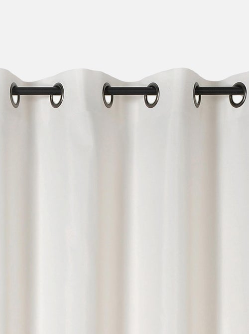 Rideau ignifugé en toile demi natté non feu M1 - Kiabi