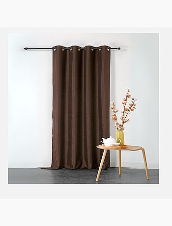 Rideau ignifugé en toile demi natté non feu M1