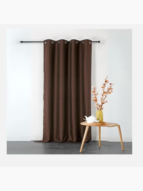 Rideau ignifugé en toile demi natté non feu M1 - Kiabi