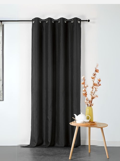 Rideau ignifugé en toile demi natté non feu M1 - Kiabi