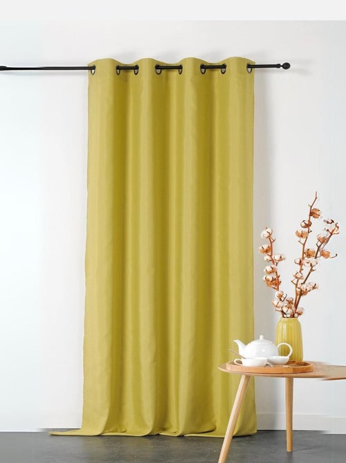 Rideau ignifugé en toile demi natté non feu M1 - Kiabi