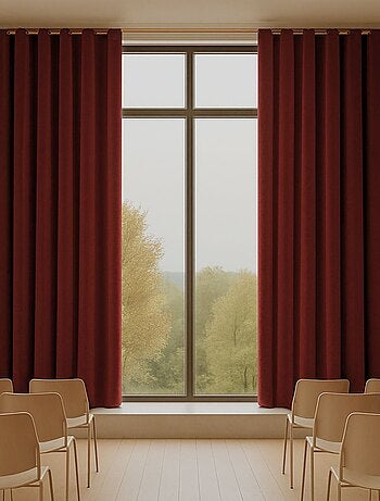 Rideau Ignifugé M1 en velours premium