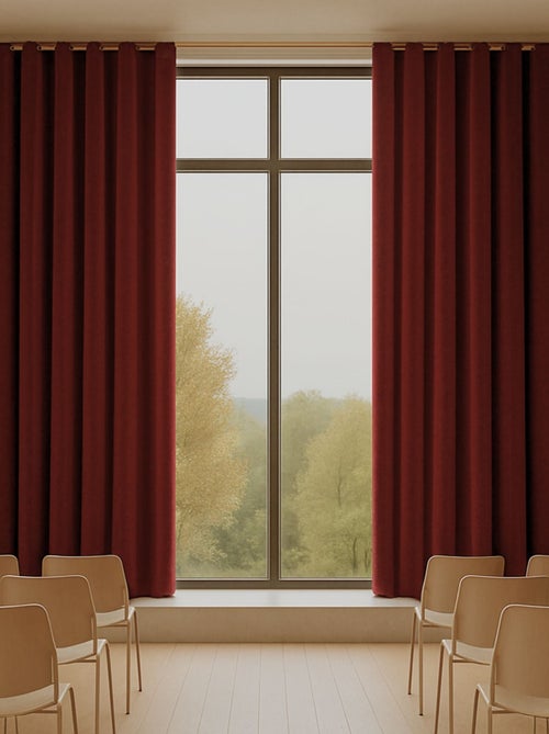 Rideau Ignifugé  M1 en velours premium - Kiabi