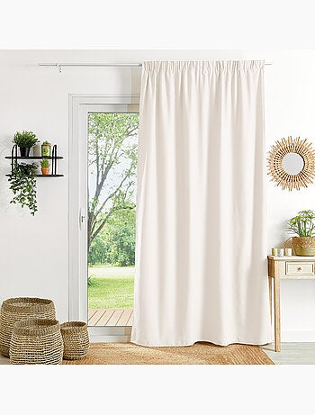 Rideau ignifugé M1 galon fronceur