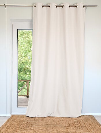 Rideau ignifugé M1 non feu à œillets