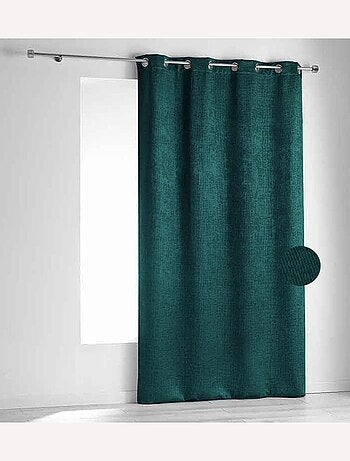 Rideau ignifugé non feu M1 en velours fiore