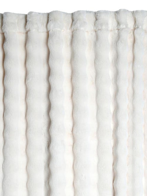 Rideau imitation fourrure ultra doux - Kiabi