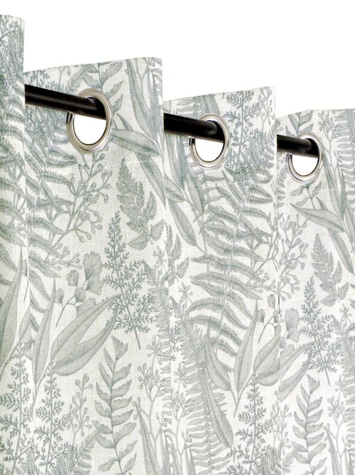 Rideau imprimé - prêt à poser. - Kiabi