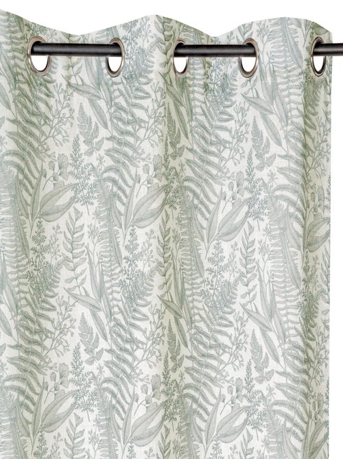 Rideau imprimé - prêt à poser. - Kiabi