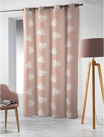 Rideau imprimé à œillets