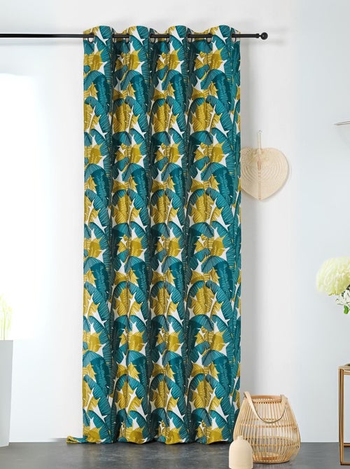 Rideau imprimé Bananier - Kiabi