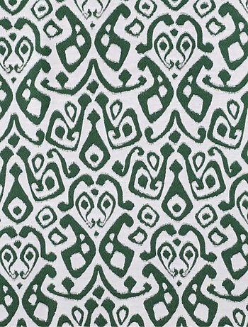 Rideau imprimé en fils upcyclés