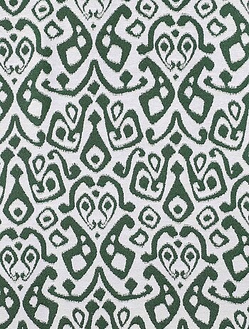 Rideau imprimé en fils upcyclés