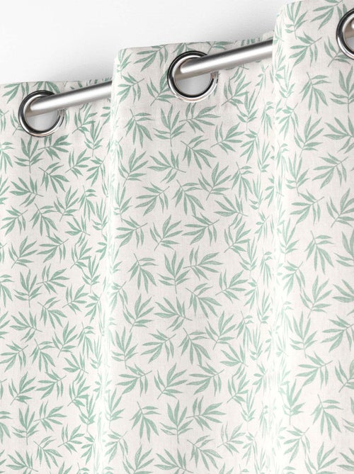 Rideau imprimé feuillage - Kiabi