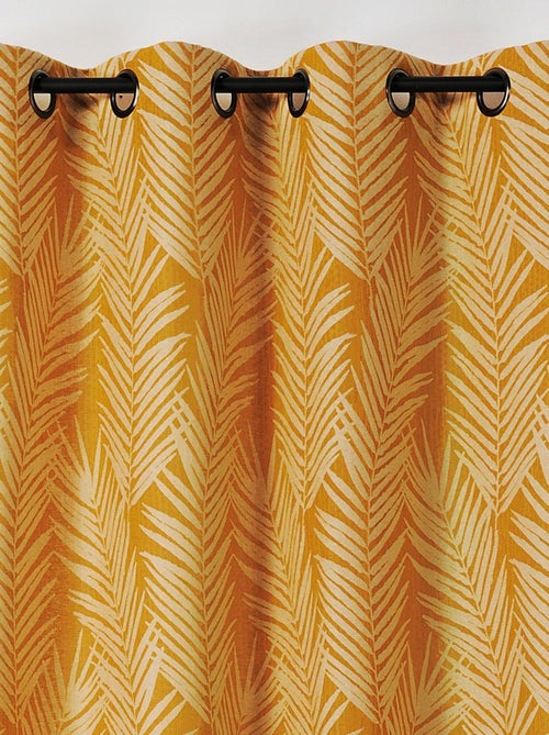 Rideau imprimé feuille de palmier - Kiabi