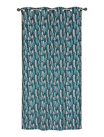 Rideau Imprimé feuilles - prêt à poser.