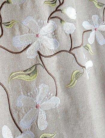 Rideau imprimé floral arbre printanier