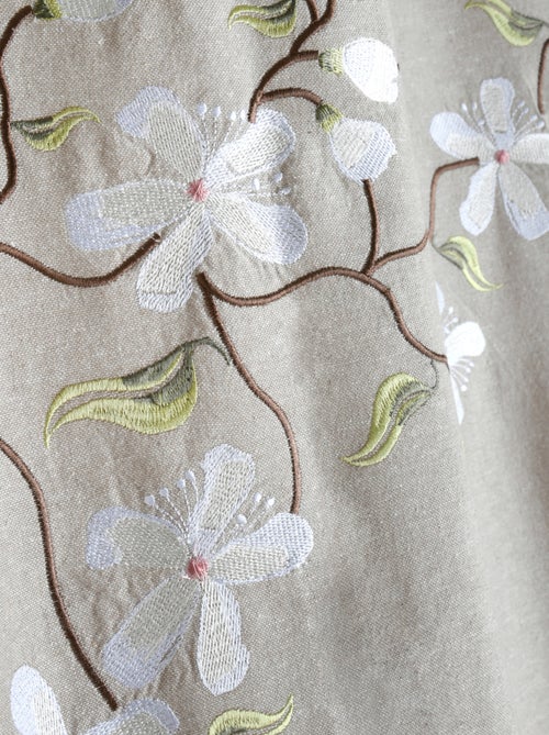 Rideau imprimé floral arbre printanier - Kiabi