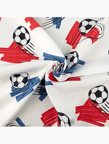 Rideau imprimé football tamisant