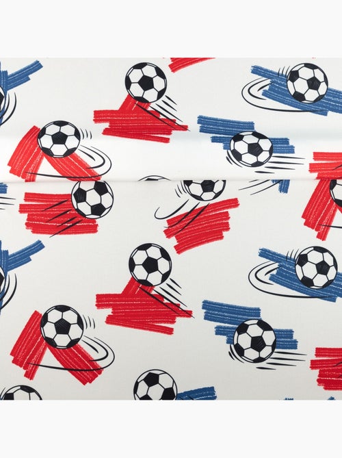 Rideau imprimé football tamisant - Kiabi