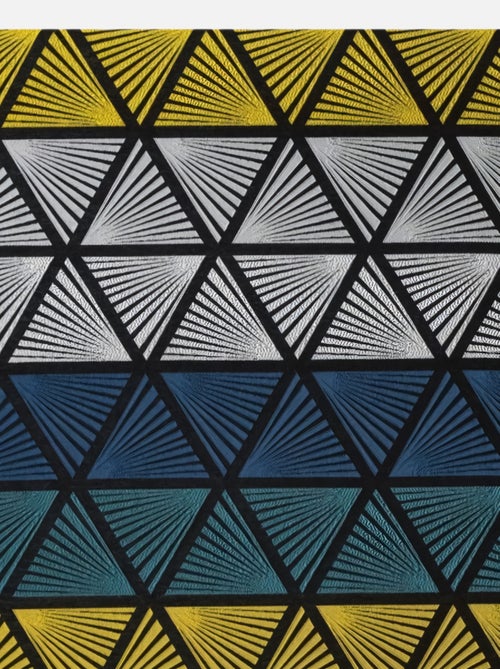 Rideau Imprimés " Géométriques" avec Rayures - Kiabi