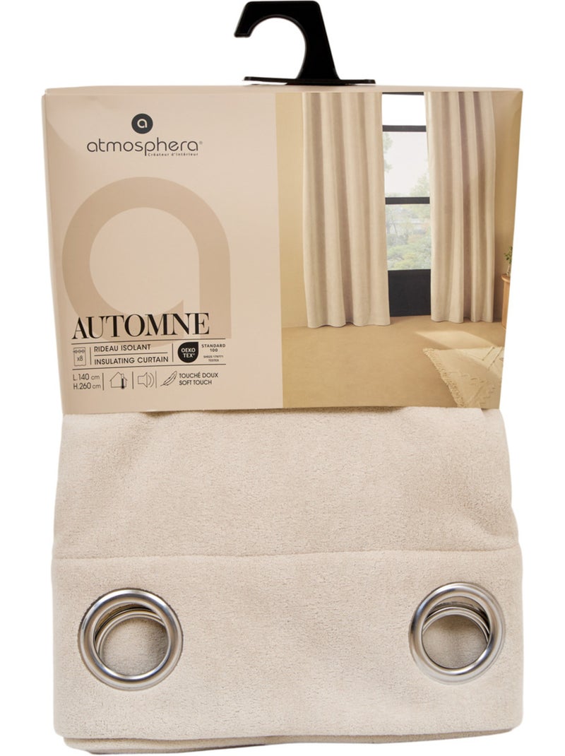 Rideau isolant AUTOMNE Lin - Kiabi