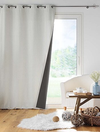 Rideau isolant doublé polaire