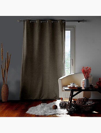 Rideau isolant doublé polaire