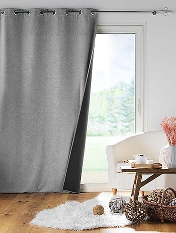 Rideau isolant doublé polaire