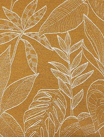 Rideau isolant épais motifs naturels