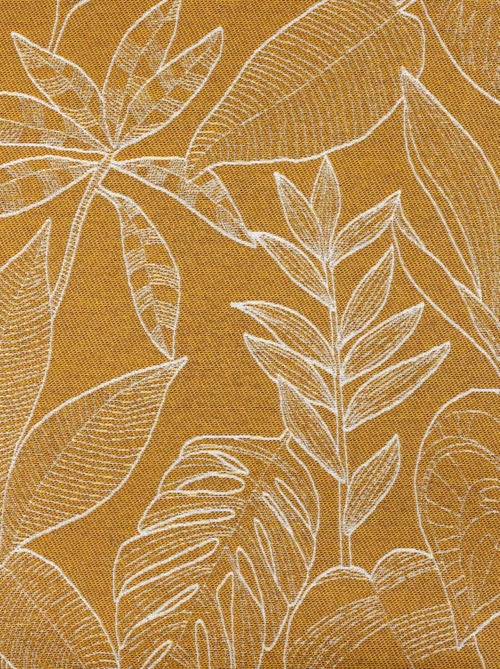 Rideau isolant épais motifs naturels - Kiabi