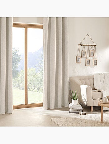 Rideau isolant et occultant - Effet bouclette