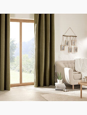 Rideau isolant et occultant - Effet bouclette