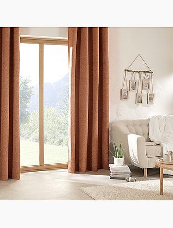 Rideau isolant et occultant - Effet bouclette