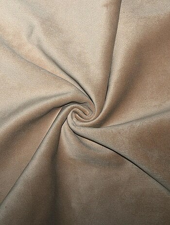 Rideau isolant et occultant en velours doublé polaire