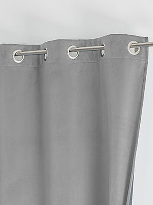 Rideau isolant et occultant en velours doublé polaire - Kiabi