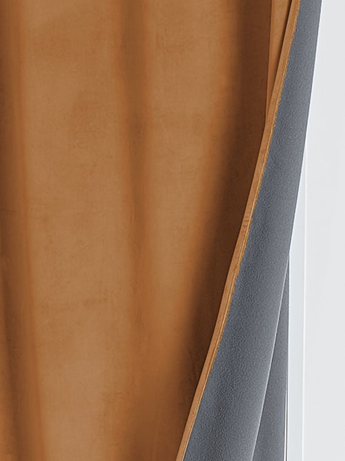 Rideau isolant et occultant en velours doublé polaire - Kiabi