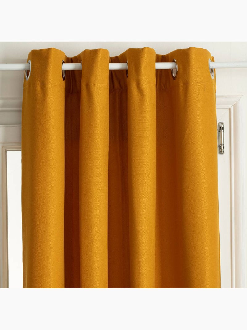 Rideau isolant ISA Ocre - Kiabi